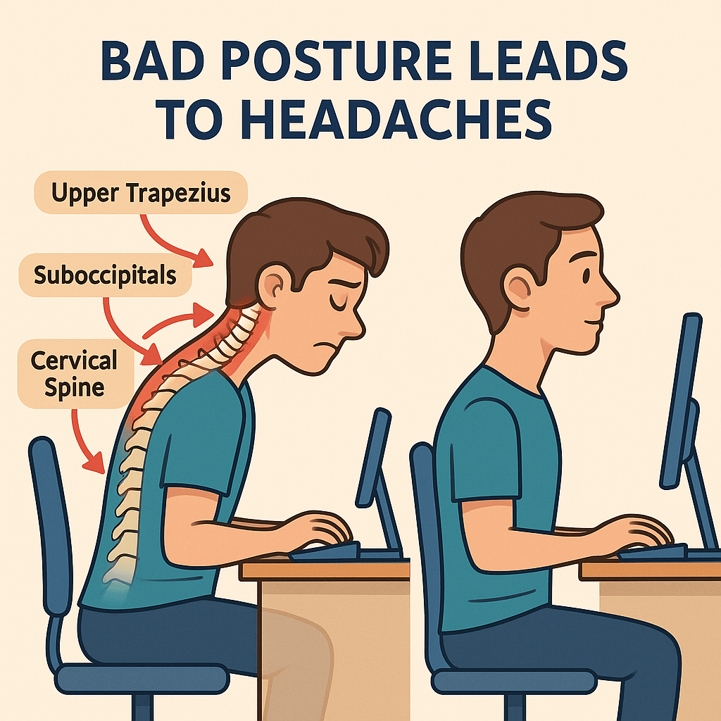 Can Bad Posture Cause Headaches
