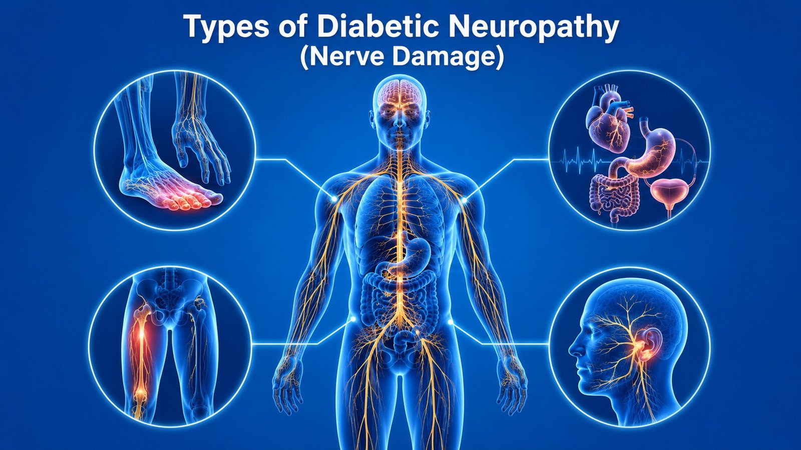 Types of Diabetic Neuropathy (Nerve Damage)