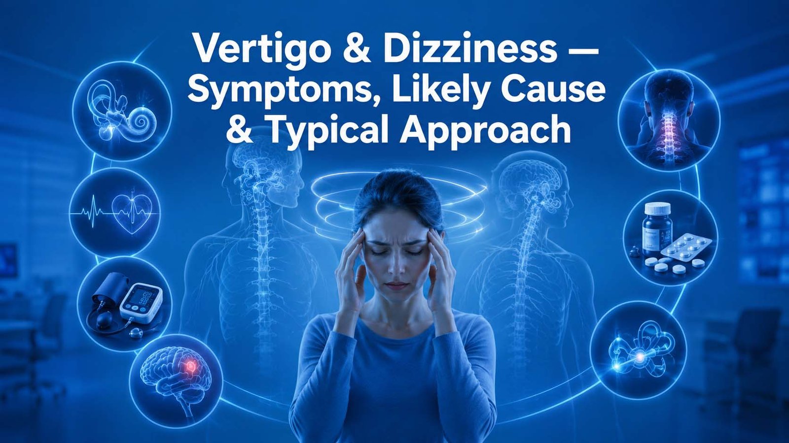 Vertigo & Dizziness — Symptoms, Likely Cause & Typical Approach