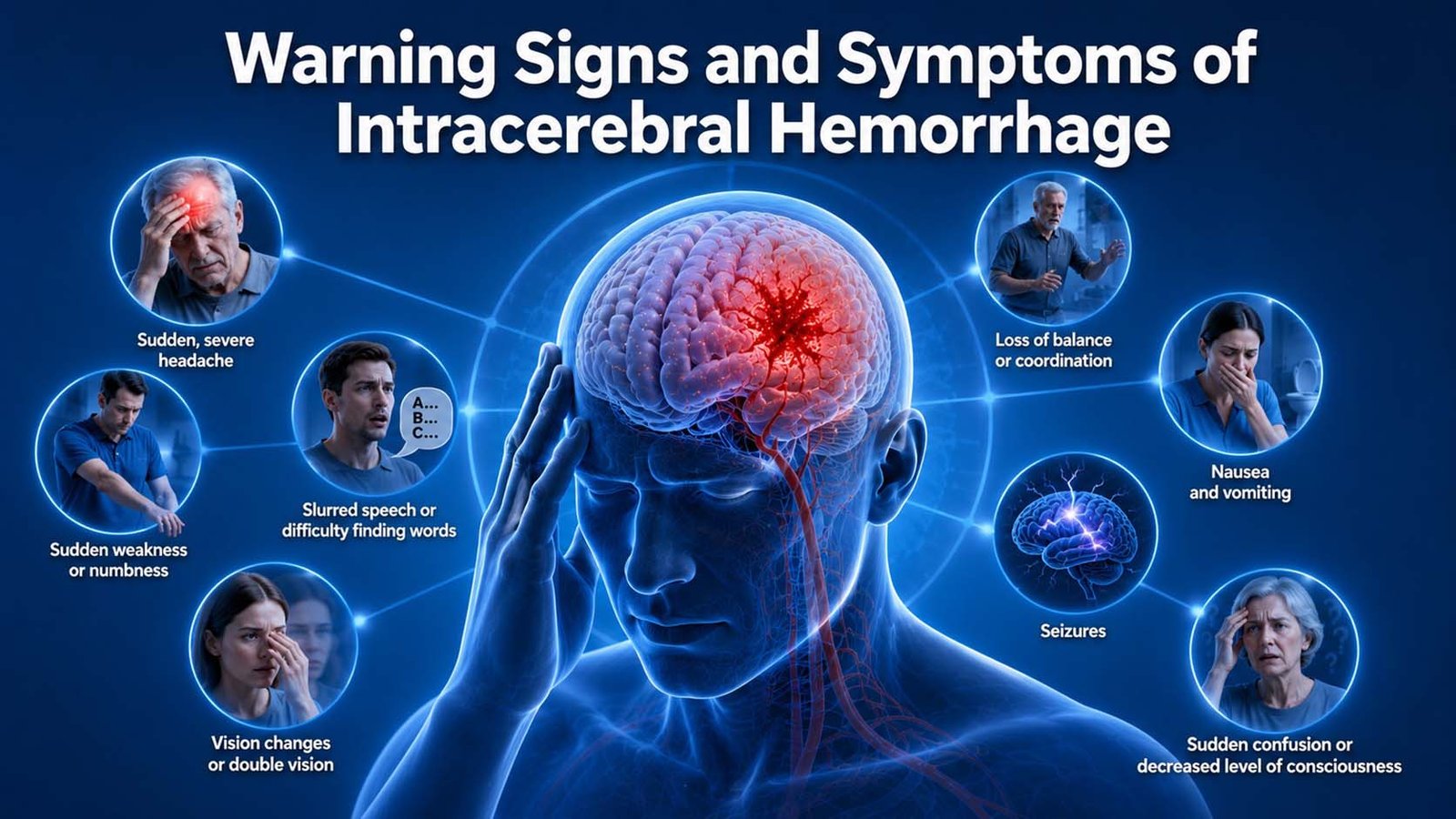 Warning Signs and Symptoms of Intracerebral Hemorrhage