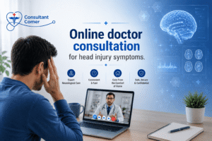 Online Consultation for Head Injury Symptoms