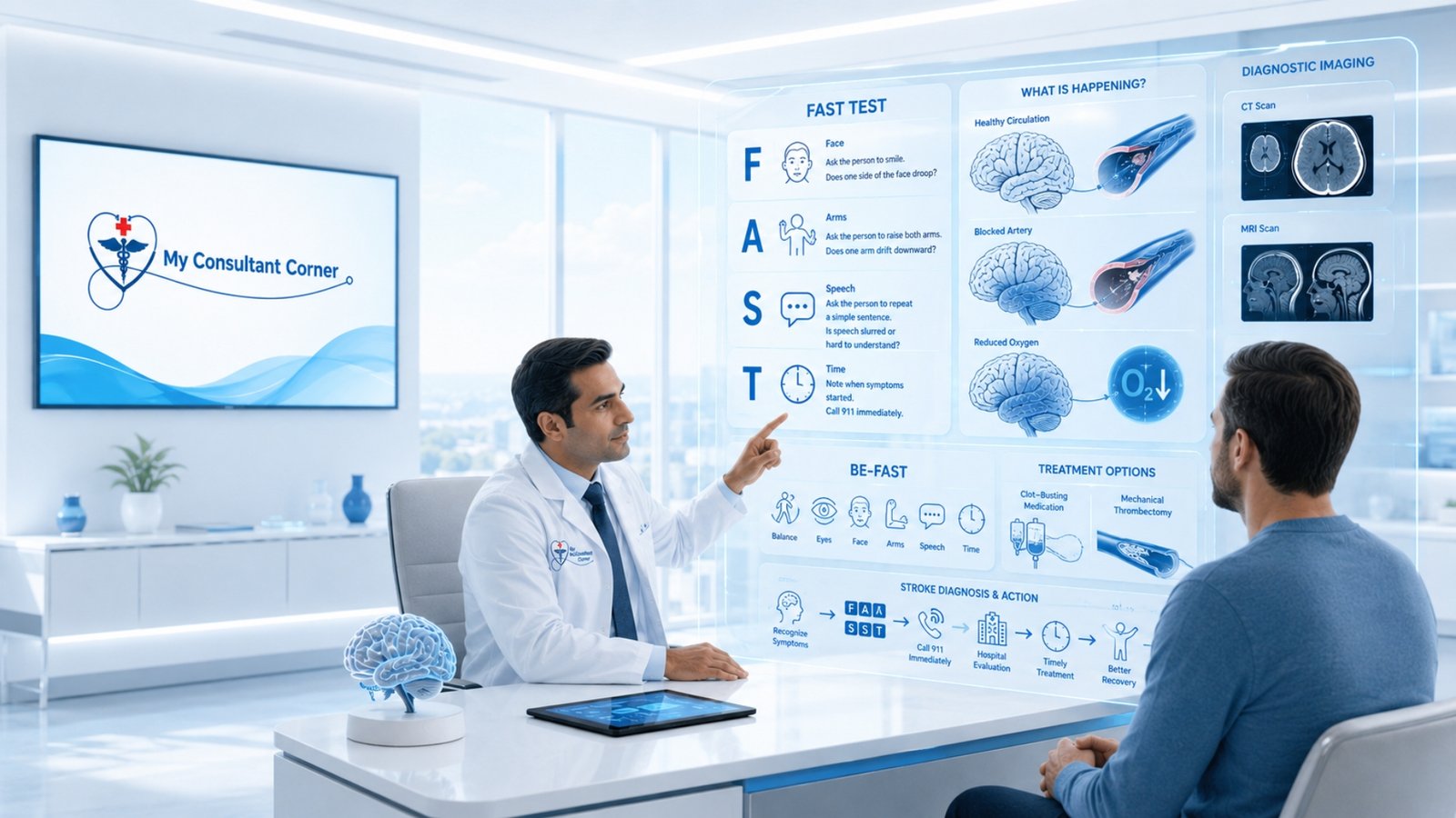 Use the FAST Test to Recognize an Ischemic Stroke