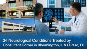 24 Neurological Conditions Treated by Consultant Corner in Bloomington, IL & El Paso, TX