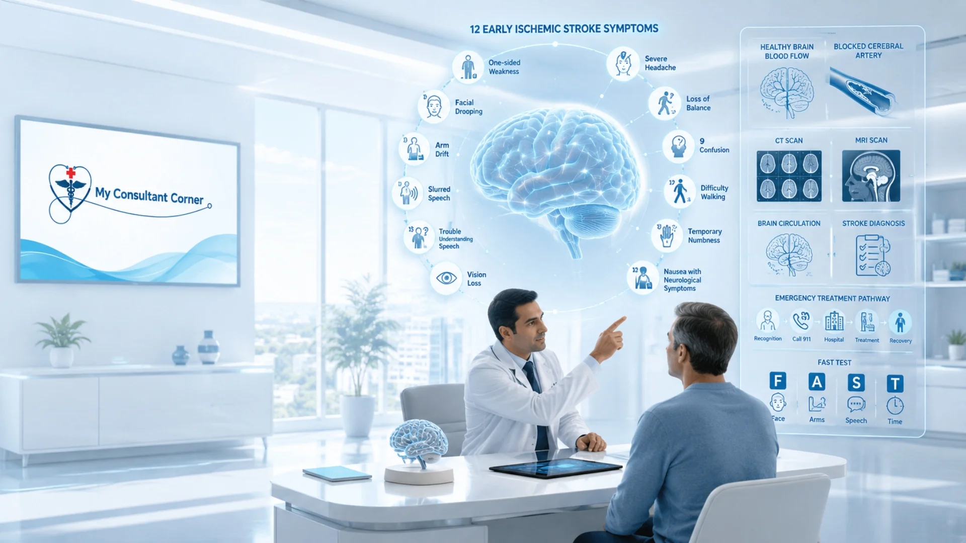 12 EARLY ISCHEMIC STROKE SYMPTOMS