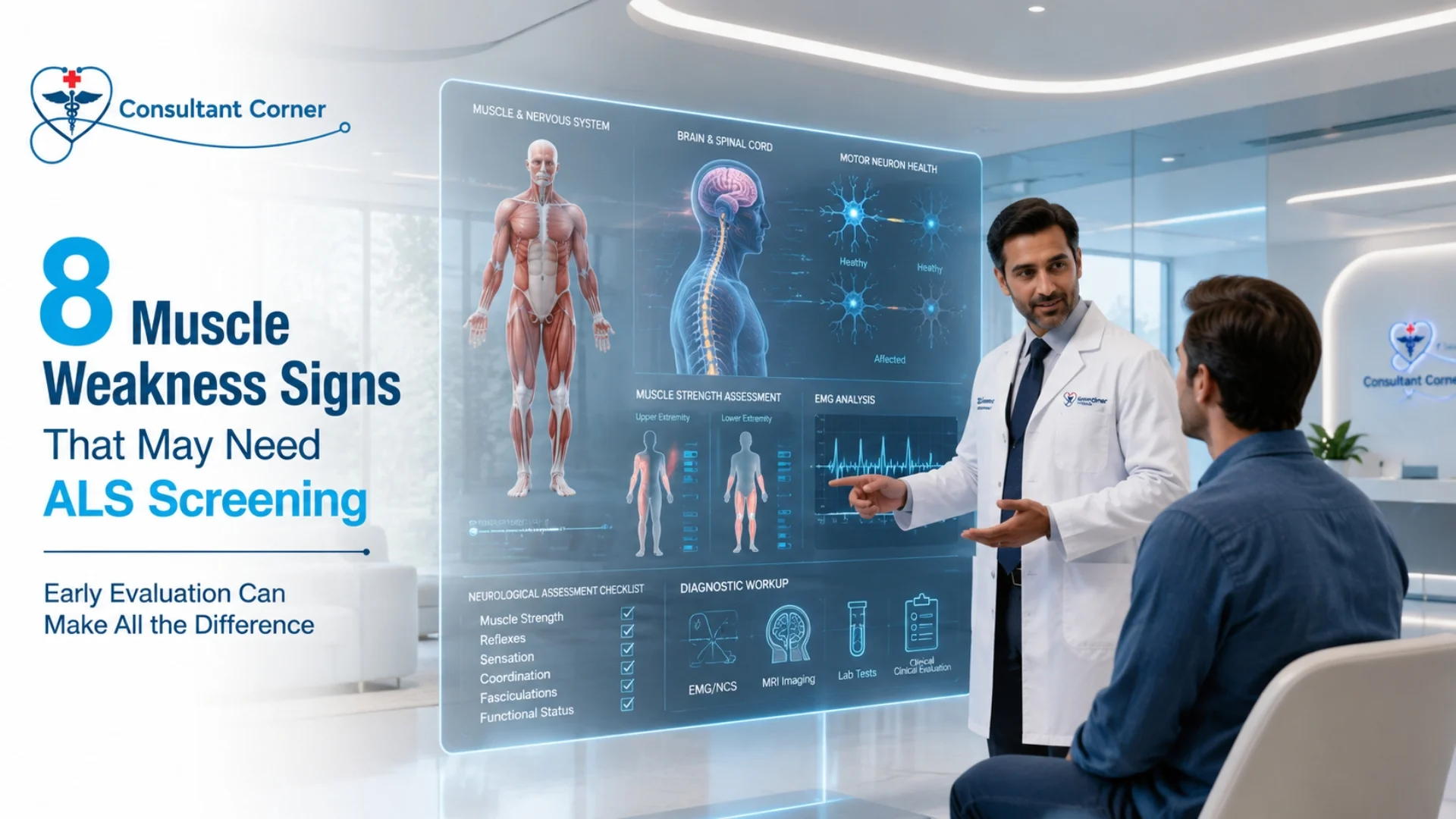 8 Muscle Weakness Signs That May Need ALS Screening Early Evaluation Can Make All the Difference